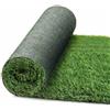 Olivo Tappeti OLIVO.Shop - LUXURY GRASS GREEN Erba sintetica per giardini e terrazze, Prato sintetico 30 mm drenante, Manto erboso a rotoli artificiale, varie misure - 1Mt x 2 Metri Lineari