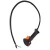 Abaodam Interruttore maneggevole Strimmer Maniglia del tagliaerba per la Cura del Prato Manico del decespugliatore Cavo Cutter Presa ergonomico Maniglia dei Trimmer ABS