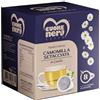 CUORE NERO CAFFE Cuore Nero Caffè - Tisane e Infusi in Cialde ESE 44MM da 2Gr. Confezioni da 8 Cialde (Camomilla Setacciata)