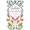 Pukka Herbal Collection, Tè e Tisane Biologiche Assortite, 5 Gusti, Ingedienti 100% Naturali,, Ideale Per Rimanere Attivi, 20 Filtri