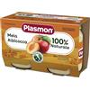 Plasmon Omogeneizzato Frutta Mela e Albicocca 104g 24 Vasetti con Frutta selezionata, 100% naturale, con aggiunta di Vitamina C