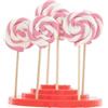 ARCOBALENO PARTY 10 LECCA LECCA GIRANDOLA ROSA GUSTO FRAGOLA DA 25 GR