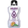 Generico 12 BOLERO DRINK ICE TEA PASSION FRUIT da 8g - Preparato per Bevande istantanee - Senza Glutine - Vegano - Senza Zucchero con Stevia e Vitamina C - 12 bustine Monodose di TE AL FRUTTO DELLA PASSIONE -