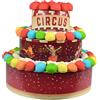 Sefaro Torta di marshmallow 3 Piani Party a Scelta Composizione Caramelle cotton candy (Circo - Circus Party 1907)