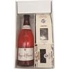 Wine And More Confezione regalo bianca - Champagne Marquis de Pomereuil -1 Rosé - Cacaotines (1x150g) et Raisins au sauternes (1x100g) MAISON GUINGUET