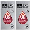 Generico SET 48 BOLERO DA 3 GRAMMI Red Sangria Preparato istantaneo polvere solubile in bustine Sticks per Bevande con Stevia e Vitamina C e Senza Zucchero ideale per fitness e diete