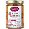 Borgunto® Pesche Sciroppate 400g - Autentiche Pesche Toscane in Sciroppo, Ideali per Dessert, Dolci e Yogurt - Gusto Artigianale e Tradizione (6 pezzi)