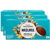 Generico 3X Misura Tortine al Cacao e Cioccolato Senza Latte e Uova per privolat 240g