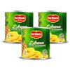 Generico 3X Ananas a Fette in Sciroppo, Ananas Sciroppata, in Succo, Alta Qualità per del monte 435g