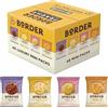 Snackify Border Biscuits Mini 48 confezioni gemelle | Assortimento di deliziosi biscotti croccanti confezionati singolarmente al caramello, vortici viennesi, croccantini d'avena dorata, biscotti al cioccolato,
