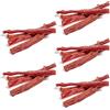 ilgustonline 5 Confezioni da 100g - Coppiette di Puro Suino di Ariccia - Prodotto Artigianale Sottovuoto - Filetto di Maiale Essiccato e Stagionato - Coppiette Romane Senza Glutine