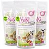 Suki, Dolcificante naturale senza zucchero - Sostituto zero calorie dello zucchero - Zucchero xilitolo per caffè cheto, tè, cereali e cottura, 250 g (confezione da 3)