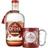 Opihr London Dry Gin EUROPEAN EDITION 43% Vol. 0,7l in Giftbox with Travel Mug