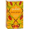 Pukka Organic Three Ginger Tea - 20 bags per pack -- 6 packs per case.