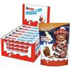Caiya Shop Ferrero - Kinder Maxi Barrette Cioccolato a Latte - Box da 36 pezzi da 21 gr + MINI FRIENDS CARAMEL
