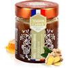 Maison Crétet | Miele e zenzero | miele francese | 1 barattolo di vetro | preparazione in vaso da 170 g