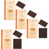 Dolfin® | Cioccolato Fondente 60% e Scorza d'Arancia | Tavoletta Cacao 60% con Arancia - 4 x 70 Gr | Scorze Arancia & Fondente