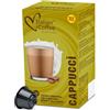 ITALIAN COFFEE FOR ESPRESSO LOVERS Italian Coffee 120 Capsule Cappuccino Compatibile con Nescafé Dolce Gusto