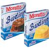 MORETTO preparato in polvere per BUDINO gusti assortiti CACAO e VANIGLIA - 8 astucci pari ad 80 porzioni (4 cacao + 4 vaniglia)