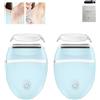Giurui Lady Shaver 2.0 - Lady Shaver 2.0 Lumiskin, rasoio da donna per aree intime, lama elettrica rimovibile e lavabile, rasoio da donna, per viso, gambe, sotto (blu*2)
