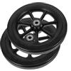 HOMOCONO Ruote Anteriori per Sedia a Rotelle Nere in Pvc e Metallo Resistenti All'usura per Sostituzione Ruote Carrozzina Accessorio Multipurpose per Disabili