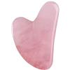 WRKBKS Lavagna in pietra di giada naturale, quarzo rosa, piastra guasha, raschietti per viso, collo, schiena, corpo, quarzo rosa