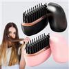 XJQ Mini Hair Straightener, Mini Hair Straightener, 2-In-1 Cordless Hair Comb, 3-Speed Temperature Control, Fast Heating For Home & Travel (2pcs)