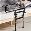 LUCEAE Sponda Letto Universale Ribaltabile Regolabile per Letti da degenza, Ideale per Anziani e Disabili,Barriera Letto