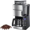 Russell Hobbs Macchina Caffé Americano con Macinacaffé Integrato - Timer digitale, Filtro per Estrazione e Aroma ottimali - Caraffa in Vetro; Max 10 tazze, 3 livelli di Macinatura, Grind&Brew 25610-56