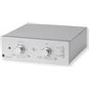 Pro-Ject Phono Box RS2 argento - Preamplificatore phono per giradischi, MM/MC, Impedenza regolabile, Transistori