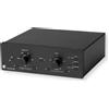 Pro-Ject Phono Box RS2 nero - Preamplificatore phono per giradischi, MM/MC, Impedenza regolabile, Transistori