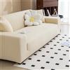 Odot Copridivano 4/3/2/1 Posti, Jacquard a Spina di Pesce Copridivano Elasticizzato Universale, Copri Divano AntiGraffio, Copri Divano con Braccioli, Fodera Divano Lavabile (1 Posto,Beige)
