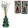 COSE DA CASA Profumo per Ambiente con Bastoncini diffusore Bottiglia Albero di Natale ml 80 Decorazioni casa Natalizia Idea Regalo