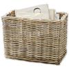 Loberon Daban Cesto - Materiale Naturale Rattan - Pregiata Lavorazione Artigianale, Marrone