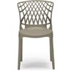 REDÒKASA Sedia in polipropilene ARKO, MADE IN ITALY, impilabile, idrorepellente, resistente ai raggi UV, design moderno, ideale per sala da pranzo, cucina, bar, ristoranti o giardino