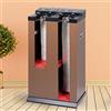 NeDLon Portaombrelli commerciale per ingresso - Avvolgitore automatico per ombrelli bagnati - Macchina imballatrice automatica per doppio ombrello/Portaombrelli - con 600 sacchetti corti e 600 sacchetti