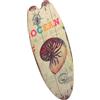 LOLIPPYY Decorazione Murale Estiva in Legno Tavola da Surf retrò Decorativa e Resistente per Giardino e Pareti Tema Marino Spiaggia
