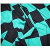 Russo Tessuti Tessuto Quadri Nero Verde Cosplay Demon Slayer Kimono TANJIRO KAMADO Carnevale