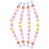 Cabilock 60 Pezzi Caramelle Simulate a Forma di Cuore in Resina Decorazione Decorativa Realistica per Case Campione o Bar Design Vivid e Delicato Stile Casuale