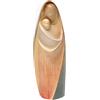 Holyart Statua Madonna La Gioia legno dipinto Val Gardena, 30 cm (11.82 inc.)