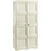 Tontarelli Omnimodus Armadio 2 Ante 4 Ripiani e Vano Verticale Aperto Portascope, 79 x 43 x 164 cm - Facile Montaggio Senza Attrezzi
