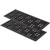 Astra Tappeto in gomma per porte esterne 25x60 cm set di 2 - Dynamic Tappeto per porte esterne in gomma antiscivolo - zerbino esterno - altezza: 6mm