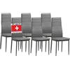 Albatros 2700 MILANO Set di 6 sedie da pranzo, grigio