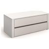 Indomita Cassettiera Interna per Armadio 2 cassetti Colore Bianco 83,6x44,5x43H Alice836