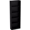 Vida Designs Cambridge 5 Livelli Extra Large libreria, in Legno Nero Shelving Display cassettiera Ufficio Salotto
