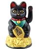 Freak Scene Gatto della Fortuna - Gatto Cinese - Maneki Neko - 11 cm - Nero