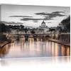 Pixxprint Basilica di San Pietro a Roma Stampa su Tela 120x80 cm Artistica murale