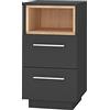 Vicco Comodini camera da letto Beatrice, Antracite, 36 x 68 cm | per riporre oggetti in modo salvaspazio accanto al letto