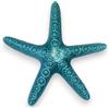 SICILIA BEDDA CAPACI Stella Marina Monocolore in Pregiata Ceramica Siciliana (1Unità) con Varie opzioni Colore e Misure - Verde Rame, cm 23x23