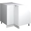 Vicco Mobile cucina angolare per sottotetto R-Line, Ondulazione bianca, 75.6 cm con 1 porta, carcassa dell'armadio profondità 60 cm